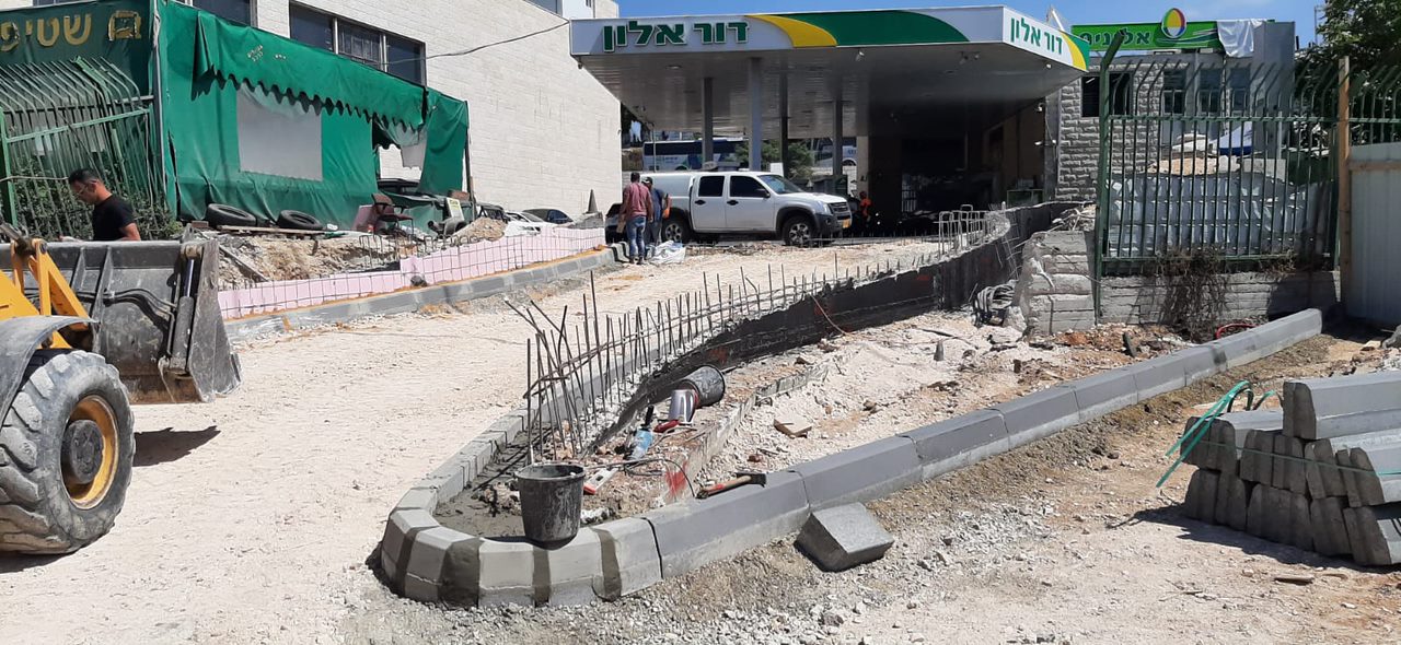 חיבור תשתיות באתר תדלוק